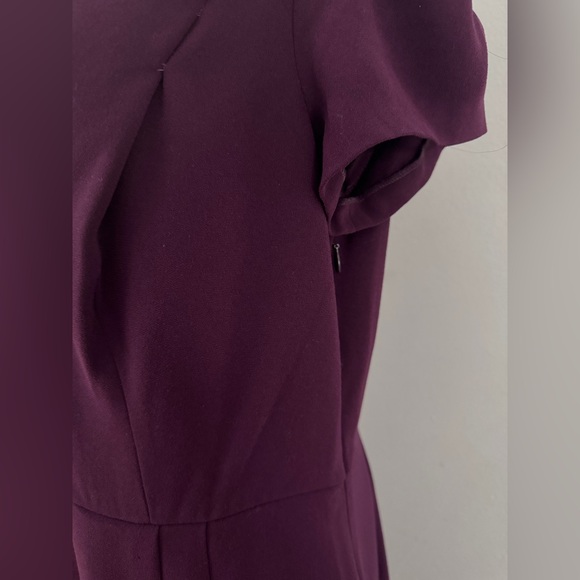 Prada Label Deep Purple Short Sleeve Dress Size 46 - Picture 7 of 16